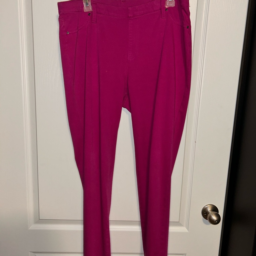 Time and Tru Fuchsia Pants